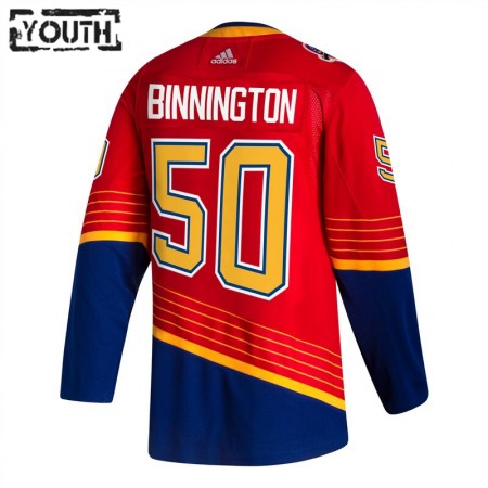 Dětské Hokejový Dres St. Louis Blues Dresy Jordan Binnington 50 2020-21 Reverse Retro Authentic